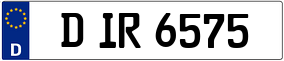 Truck License Plate